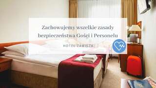 Отель Hotel Zawisza Быдгощ Двухместный номер «Комфорт» с 1 кроватью или 2 отдельными кроватями-1